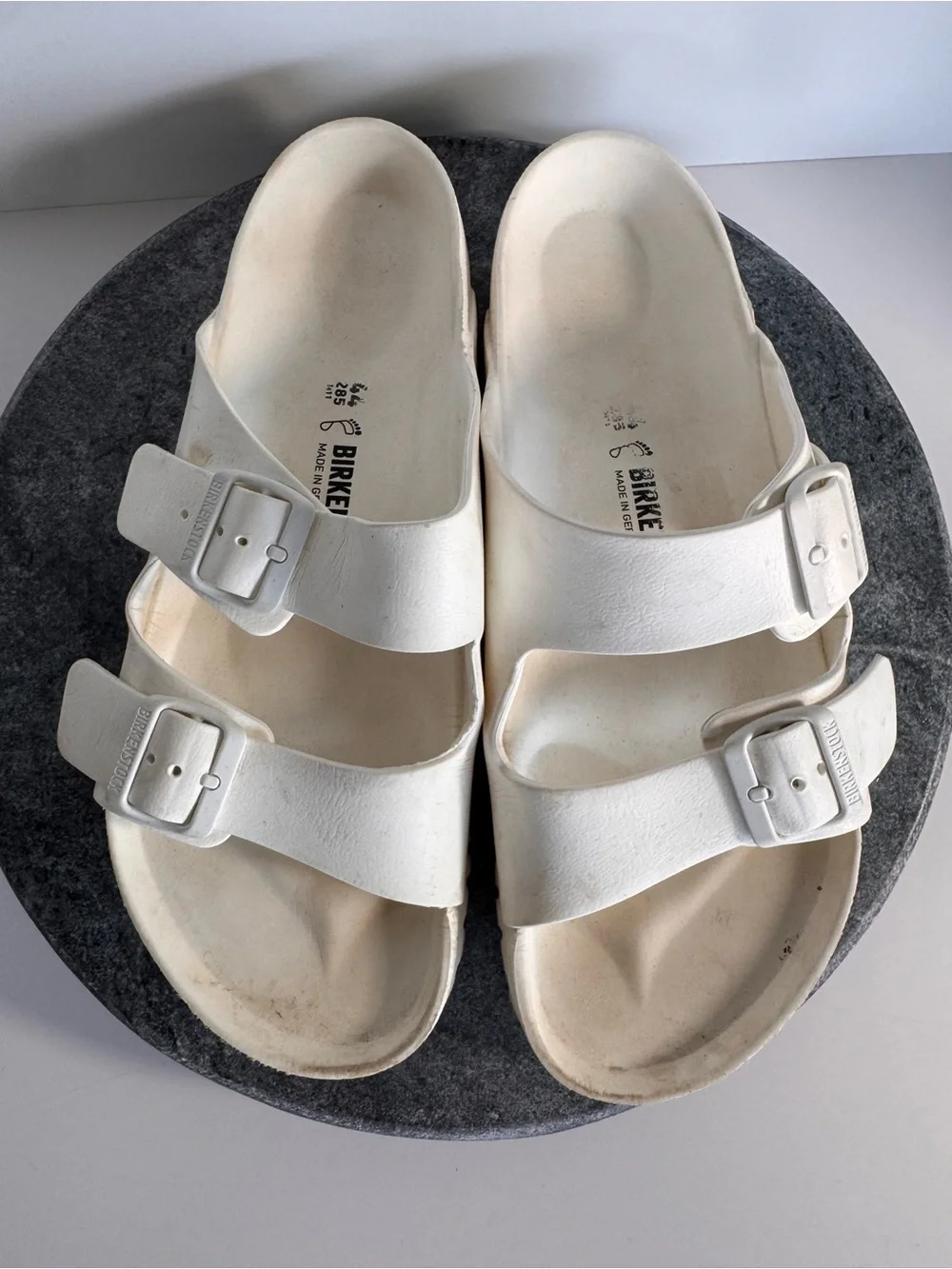 Birkenstocks Sandals EVA Rubber White Arizona Shoes 44